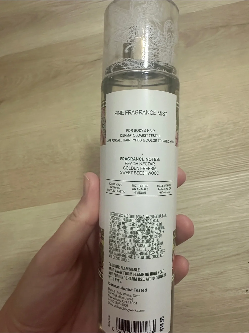 Peach Blossom & Nectar Fine Fragrance Mist